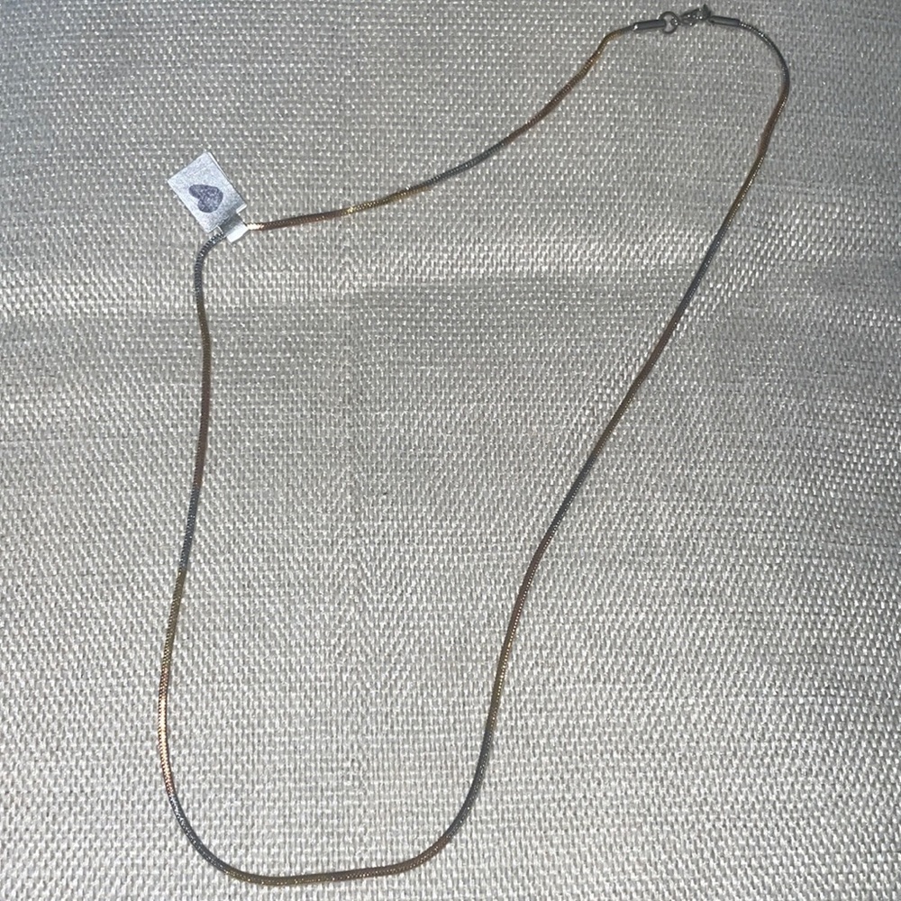 Stainless steel multi color necklace